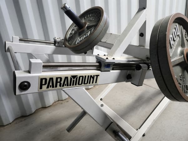 Paramount Commercial 45 Degree Plate Loaded Leg Press in Good Condition