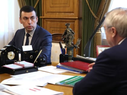 В Ростовской области состоялась рабочая встреча руководителя Управления Россельхознадзора Владислава Шичанина и Губернатора региона Василия Голубева