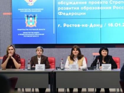 На Дону обсудили стратегию развития образования