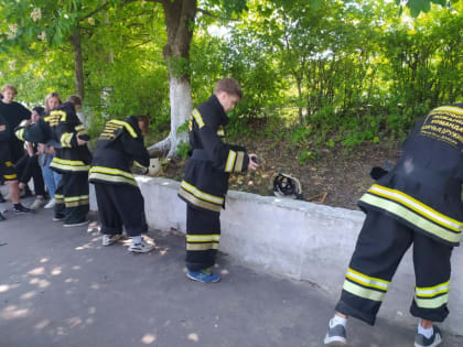 Школьники состязались в пожарно-прикладном спорте