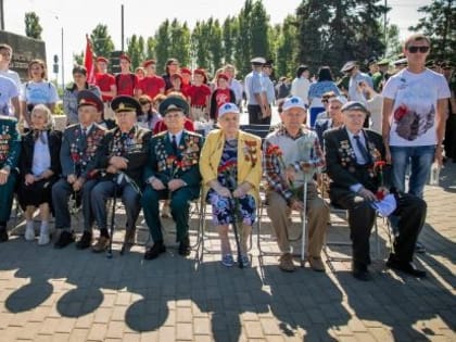 Участники Великой Отечественной войны принимали поздравления в день освобождения от немецко-фашистских захватчиков