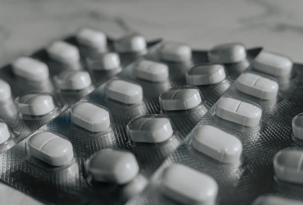 a few packs of medication
