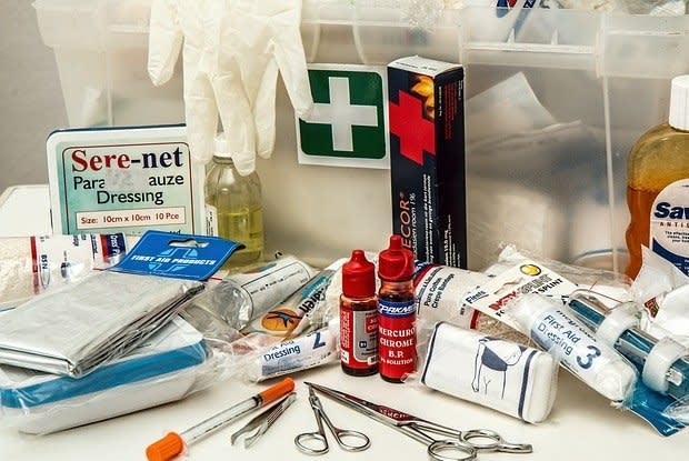 a first aid kit