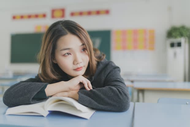 a woman reading a book