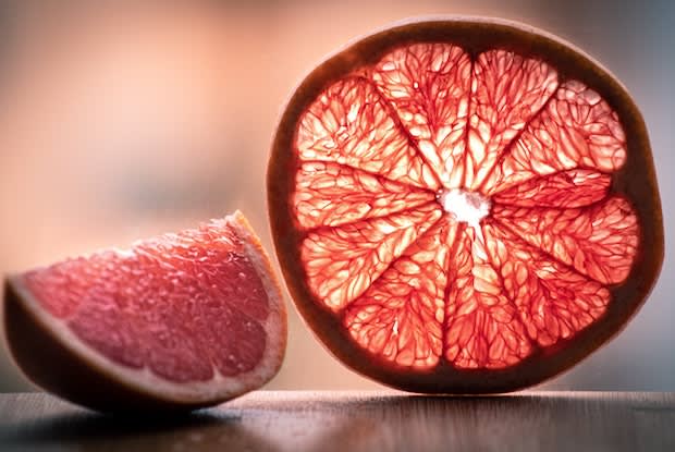 a grapefruit