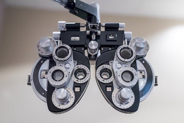 a device used to measure eyesight