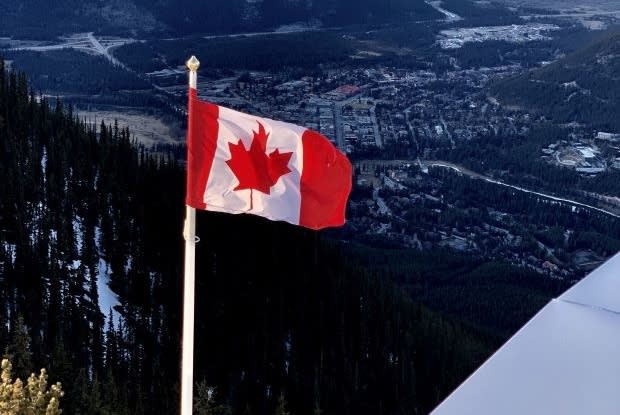 the Canadian flag