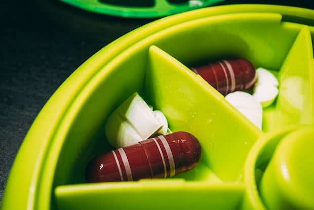 a pill organizer