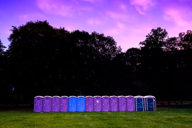 porta potties