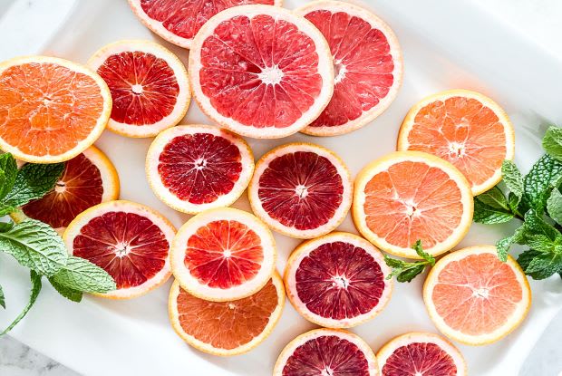 grapefruit slices