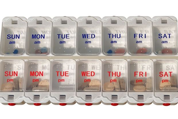 a pill organizer