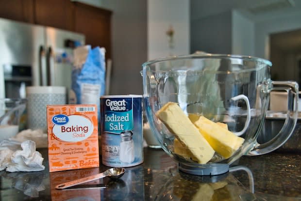 baking soda and baking supplies