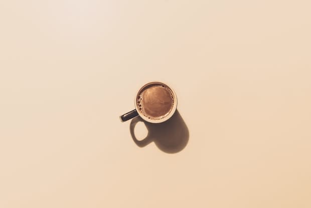 a single cup of coffee