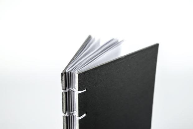 a black file folder