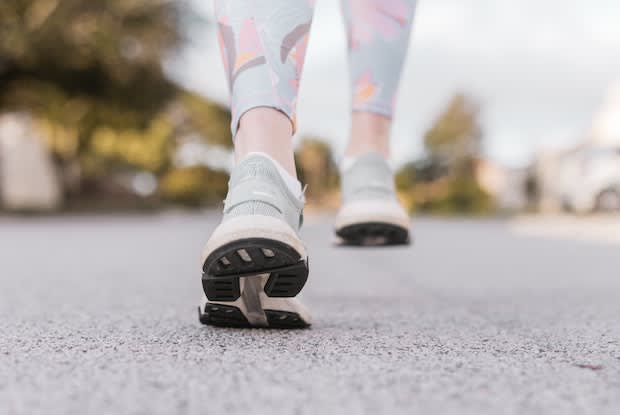 a person walking