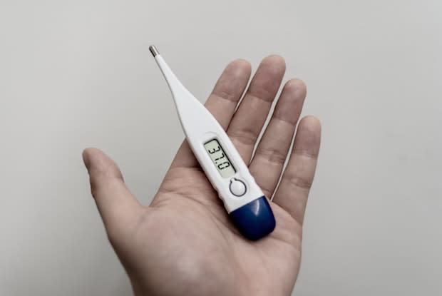 a thermometer