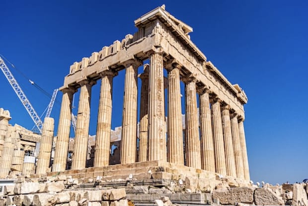 the Acropolis in Greece