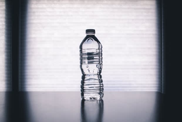 a water bottle