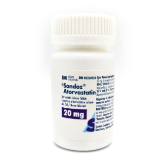 A box of 20mg generic lipitor tablets