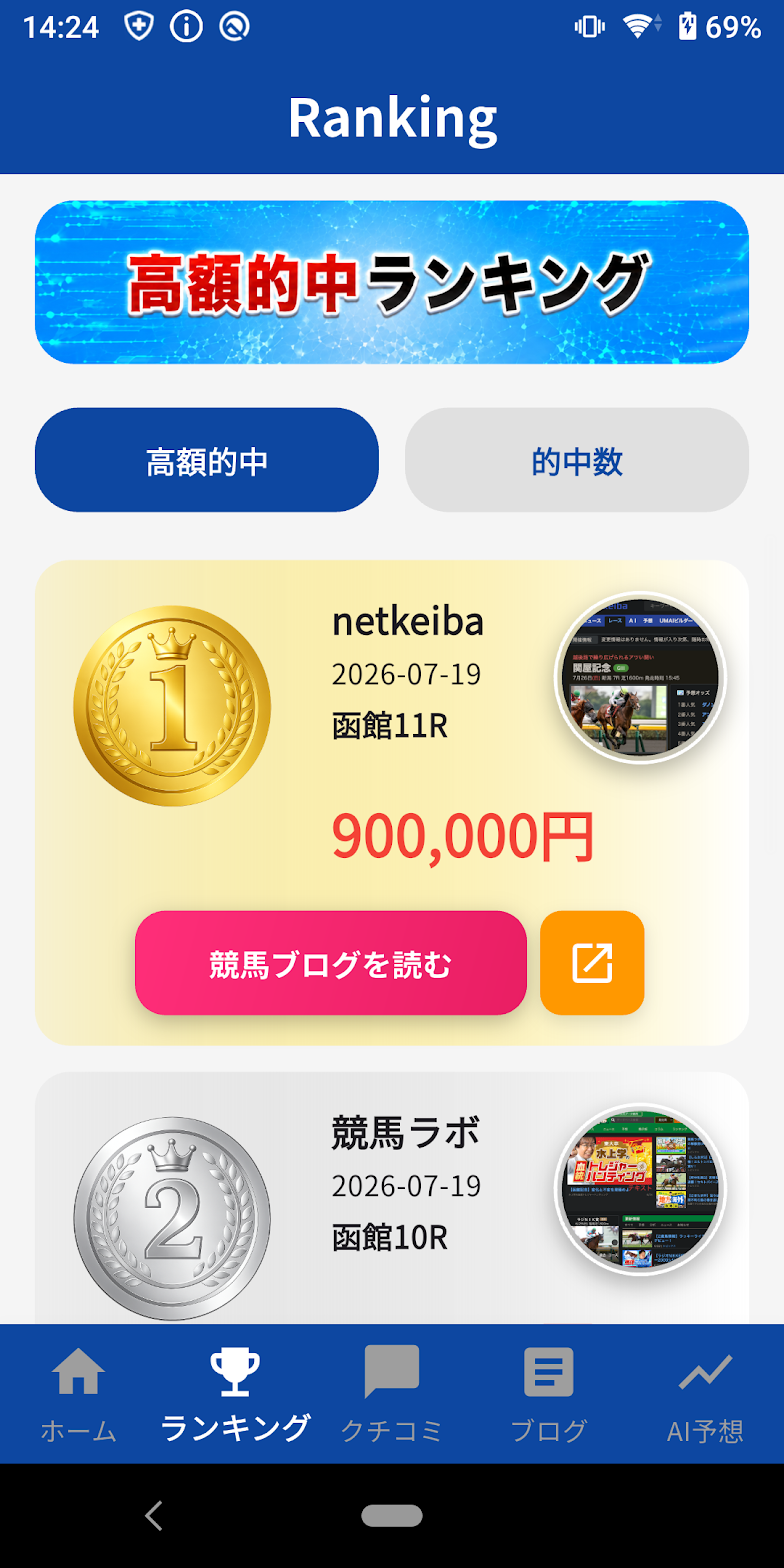 高額的中ランキング
