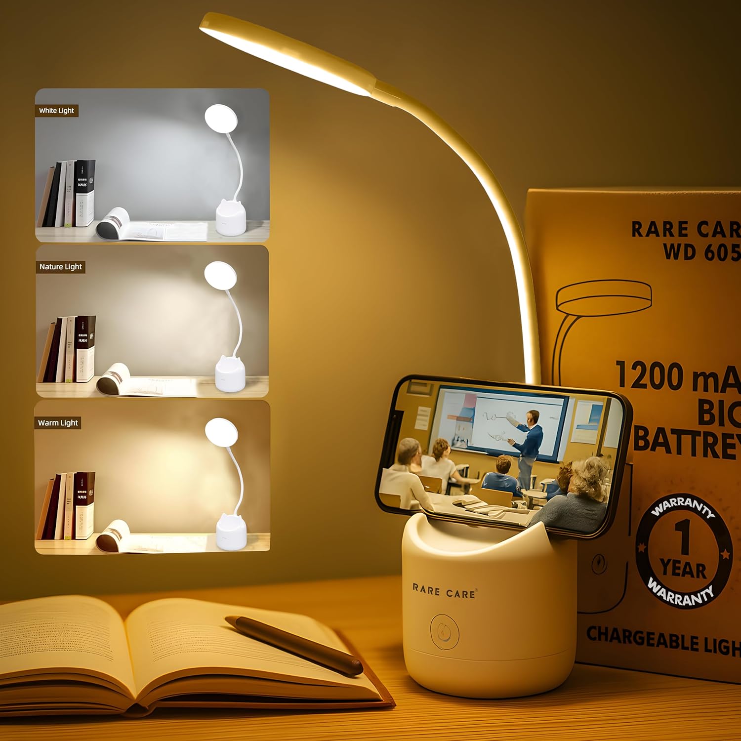 RARECARE Table Lamp for Study Room