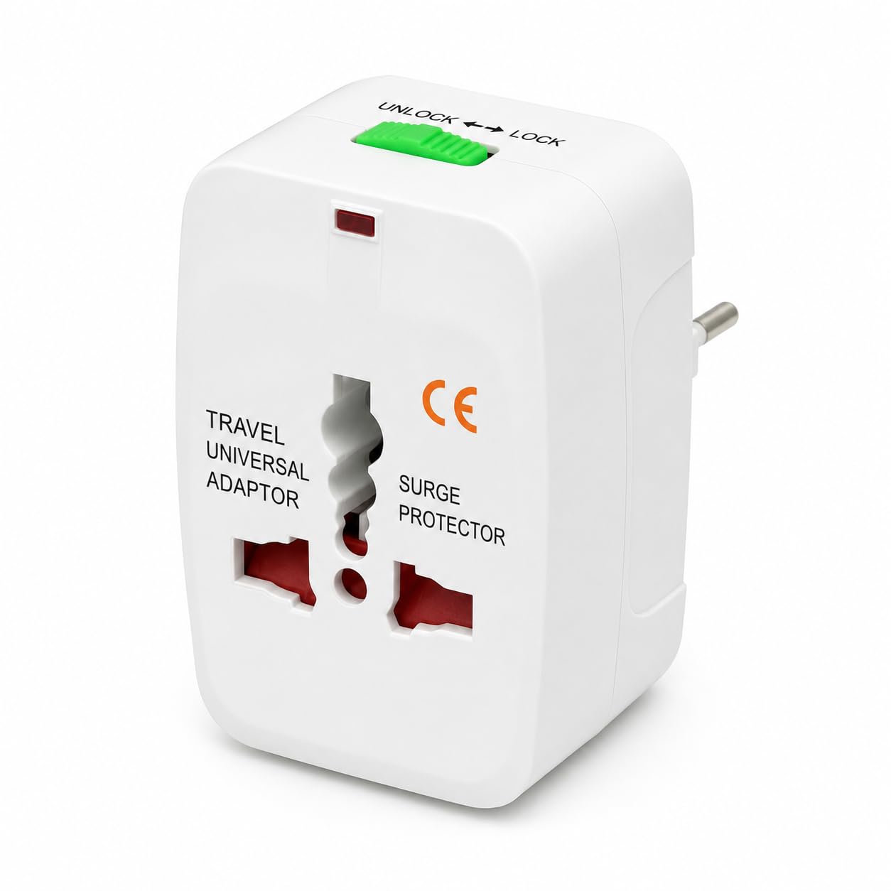 fizzytech Universal Travel Adapter with Dual USB Ports