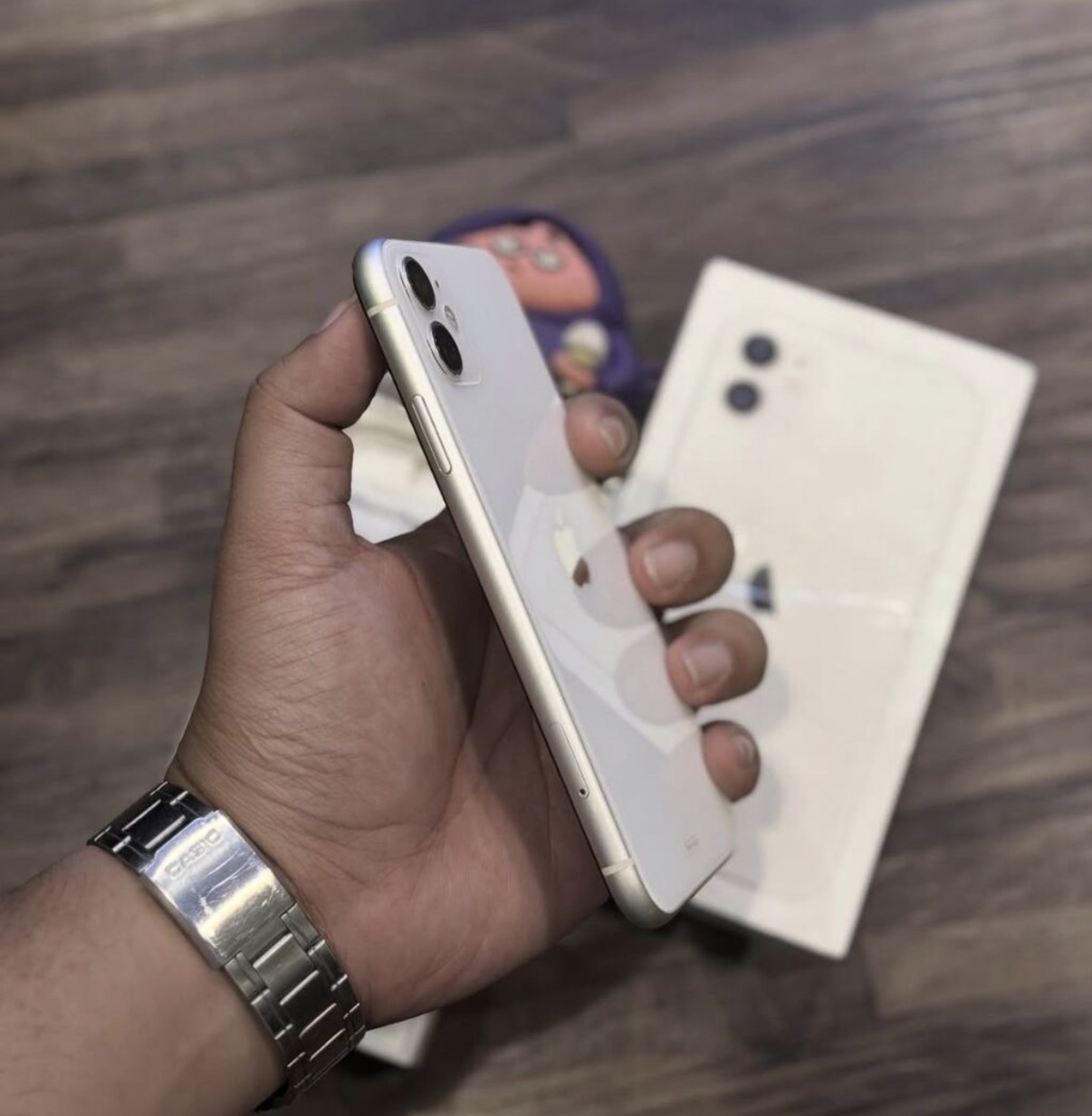 IPhone 11, 128 GB, Ağ, Zəmanət, Simsiz şarj, Face ID - Şəkil 2