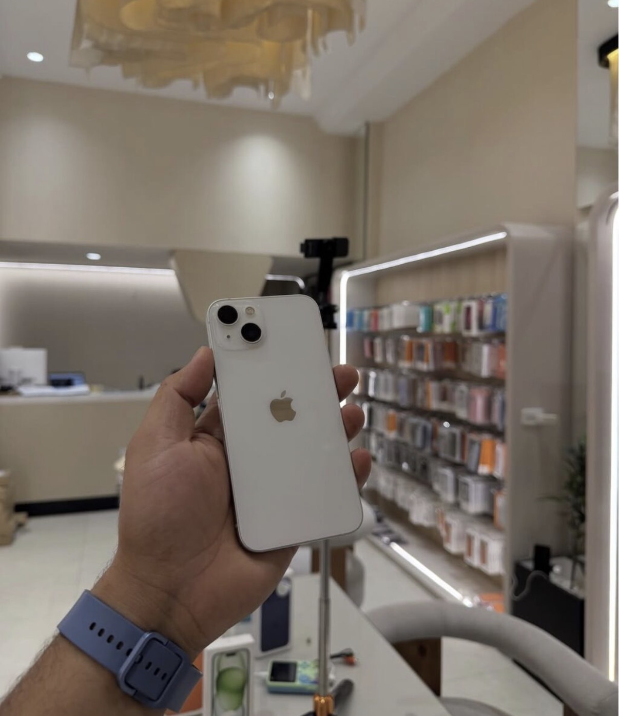 IPhone 13, 128 GB, Ağ, Zəmanət, Simsiz şarj, Face ID
