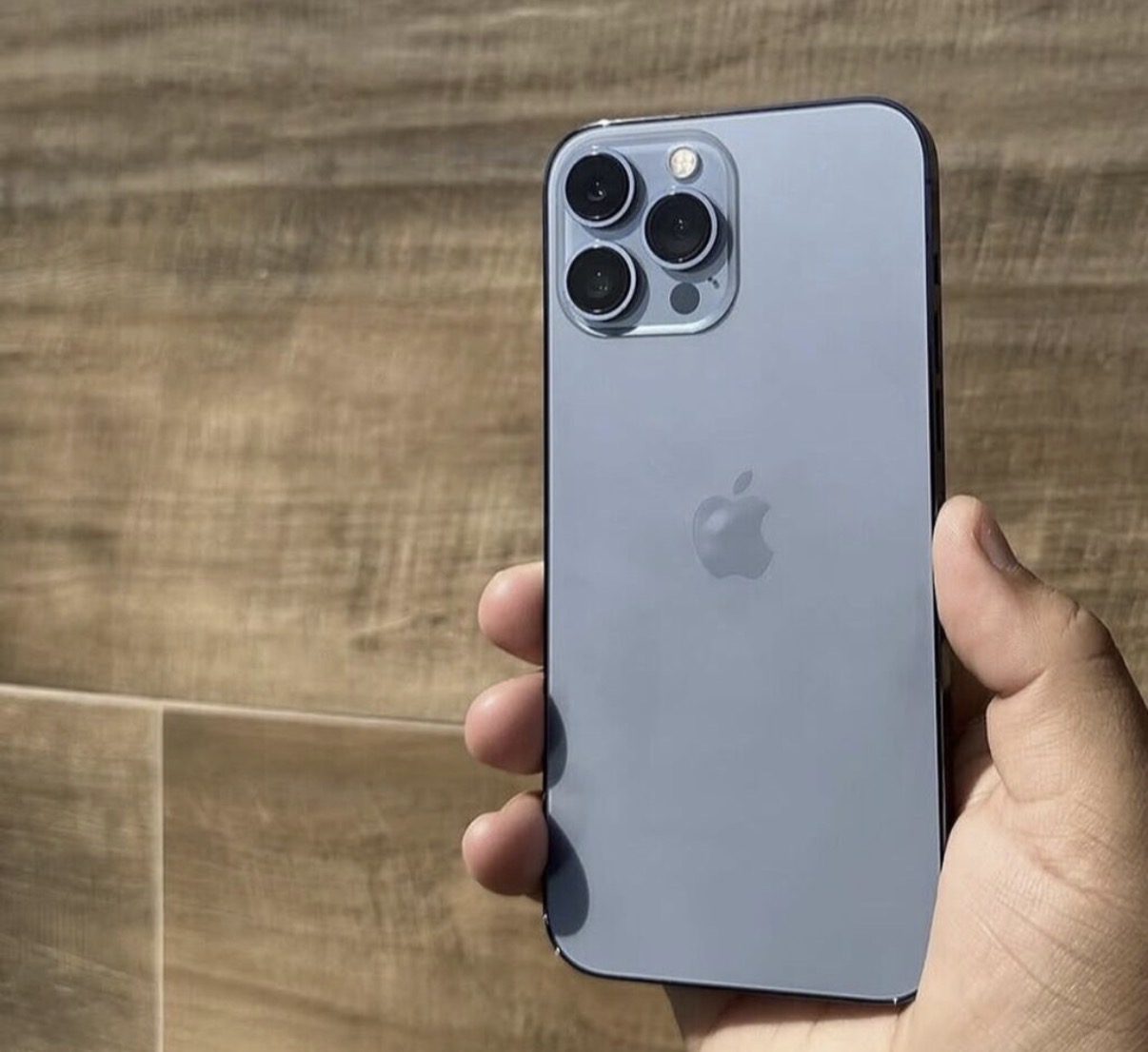 IPhone 13 Pro, 128 GB, Sierra Blue, Zəmanət, Simsiz şarj, Face ID