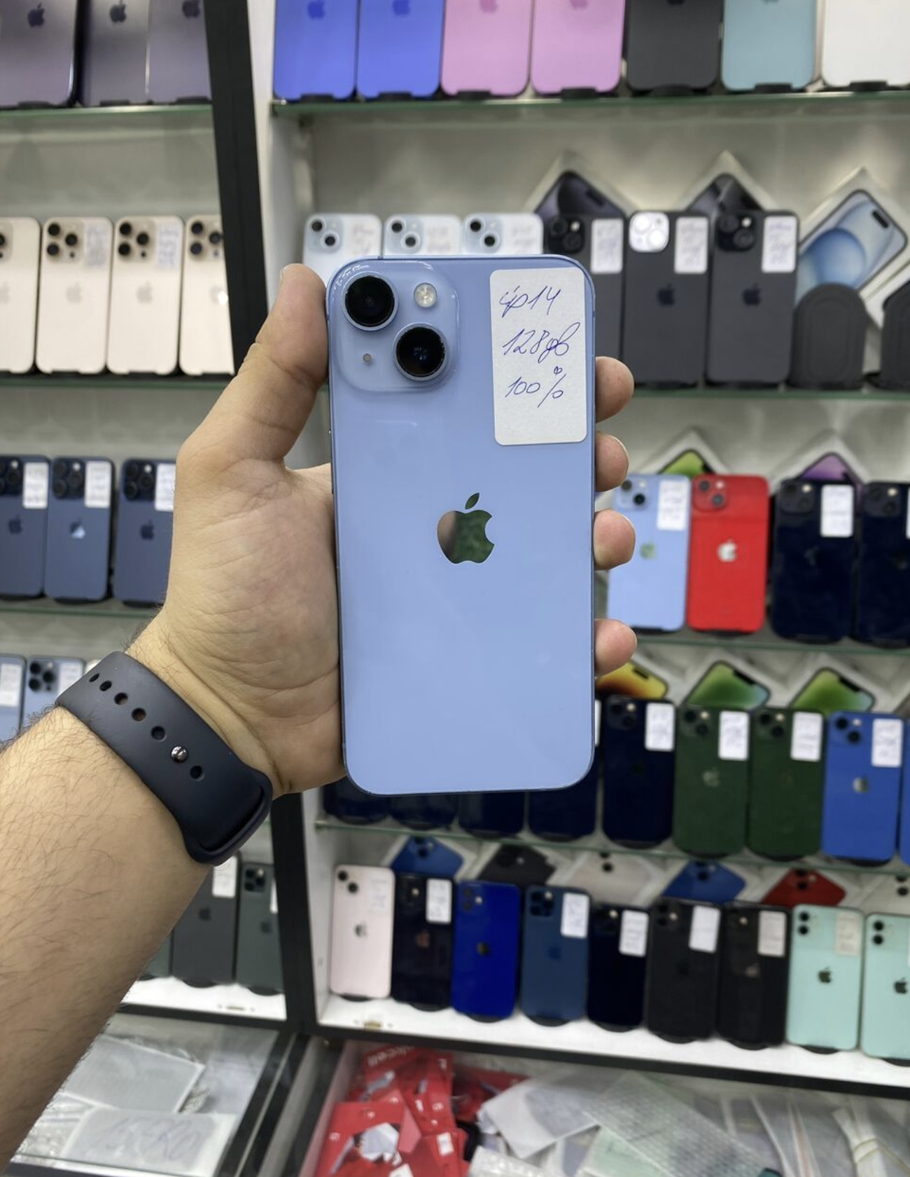IPhone 14, 128 GB, Mavi