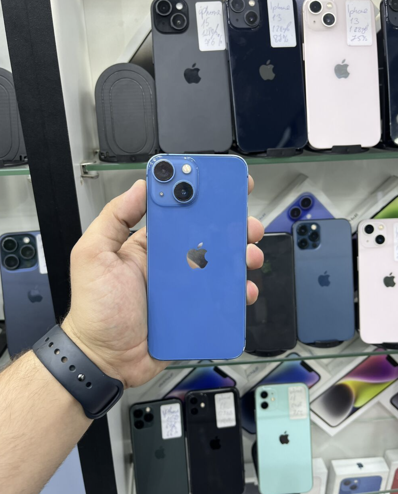 IPhone 13 mini, 128 GB, Göy