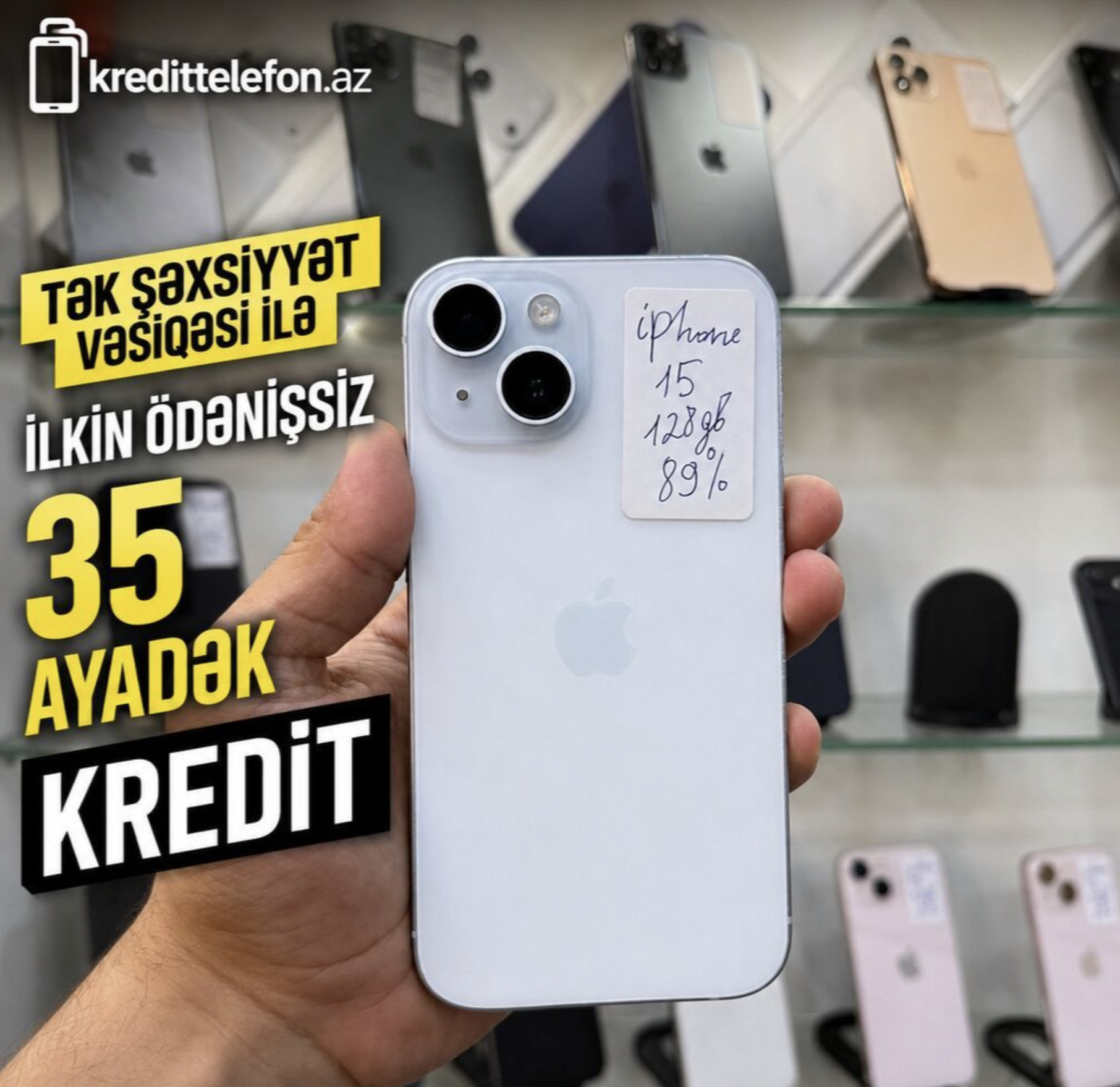 IPhone 15, 128 GB, Ağ