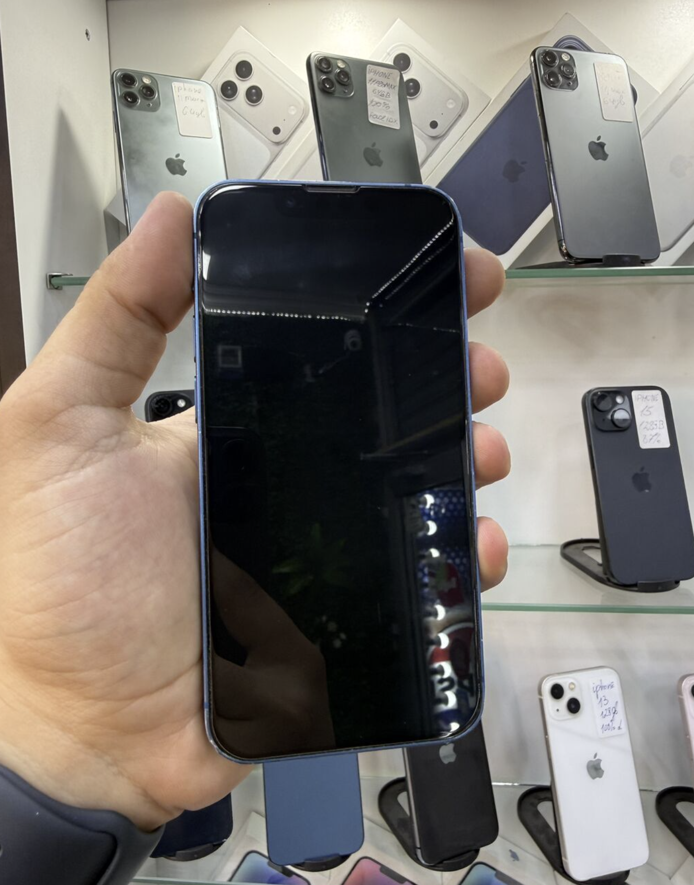 IPhone 13 mini, 128 GB, Göy, Zəmanət, Kredit, Simsiz şarj - Şəkil 2