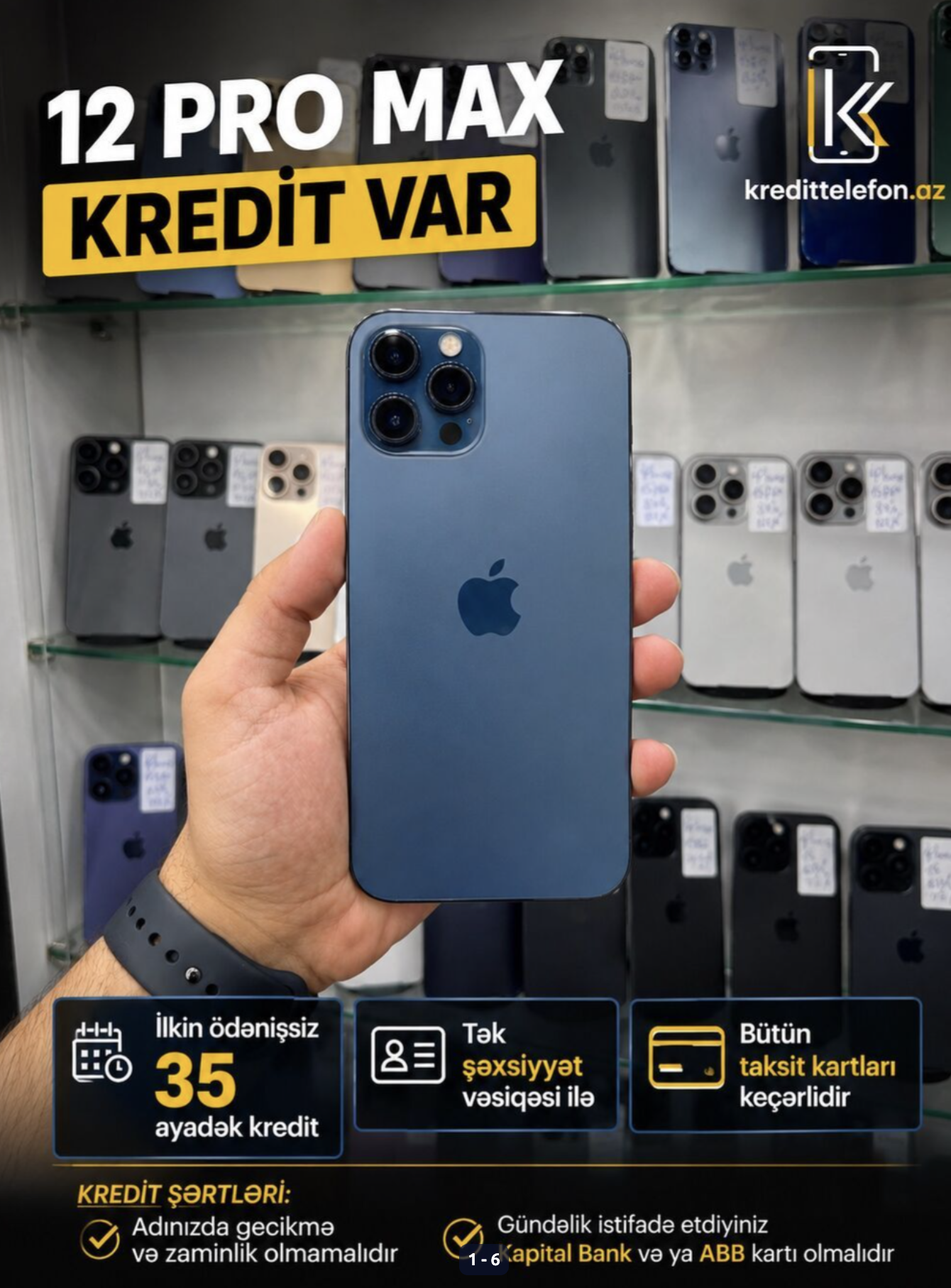 IPhone 12 Pro Max, 128 GB, Pacific Blue