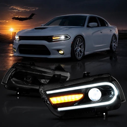 dodge charger led fara desti