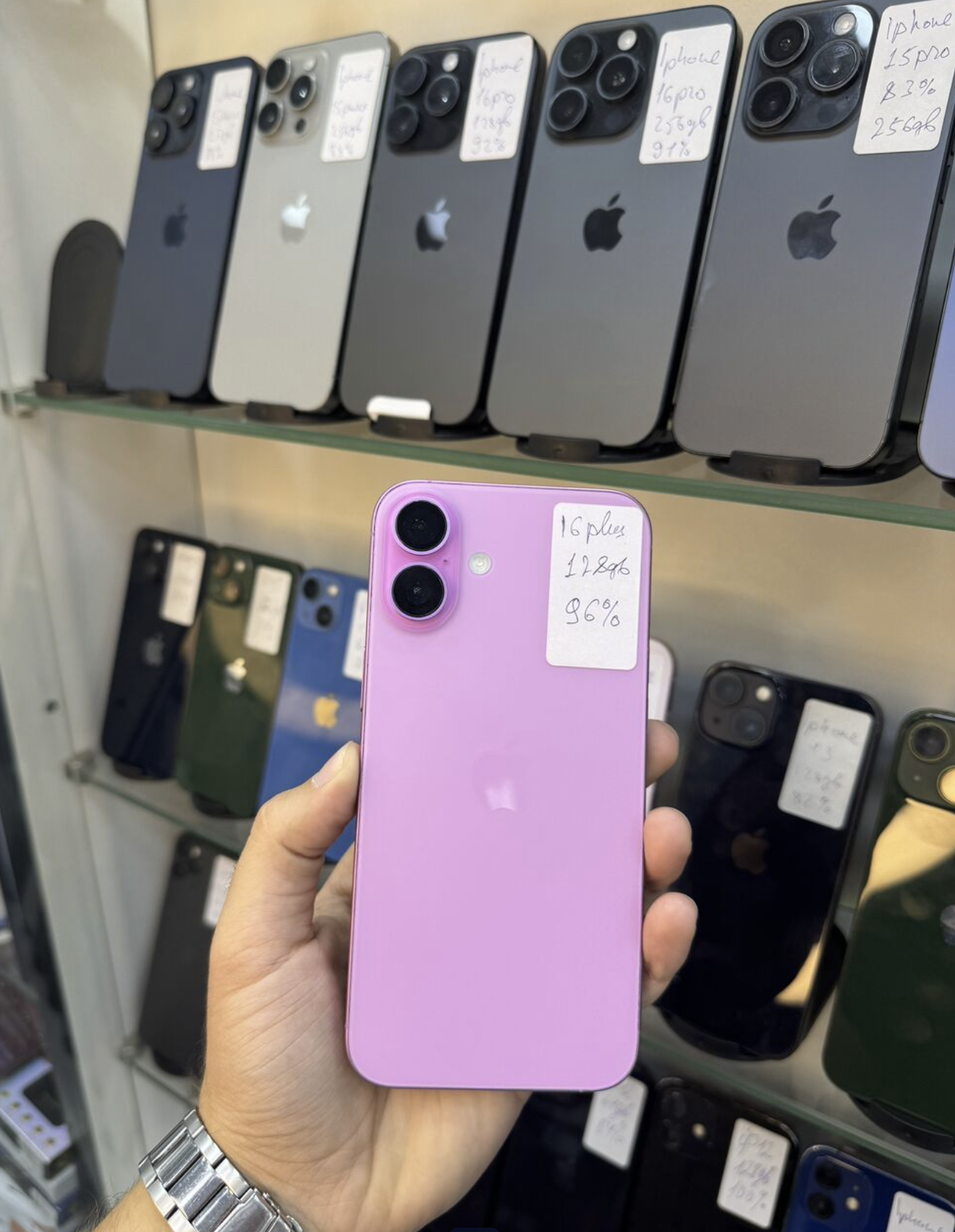 IPhone 16 Plus, 128 GB, Çəhrayı, Simsiz şarj, Kredit, Hissə-hissə ödəniş - Şəkil 2