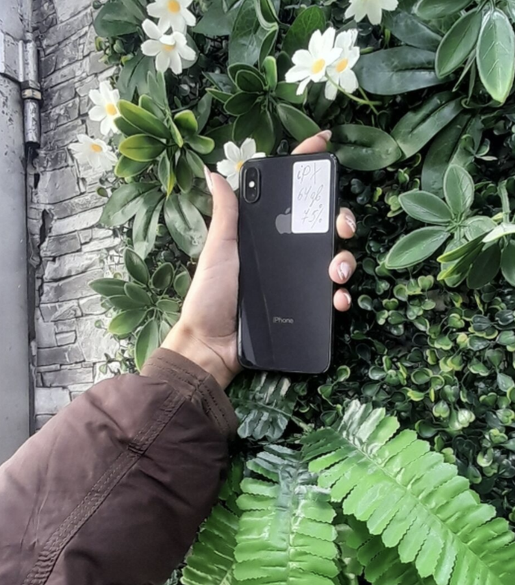IPhone X, 64 GB, Qara, Face ID