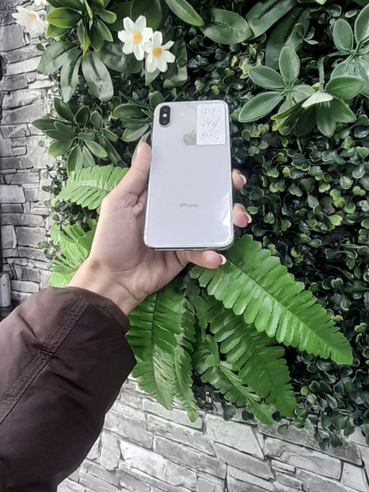 IPhone X, 64 GB, Gümüşü, Face ID, Kredit