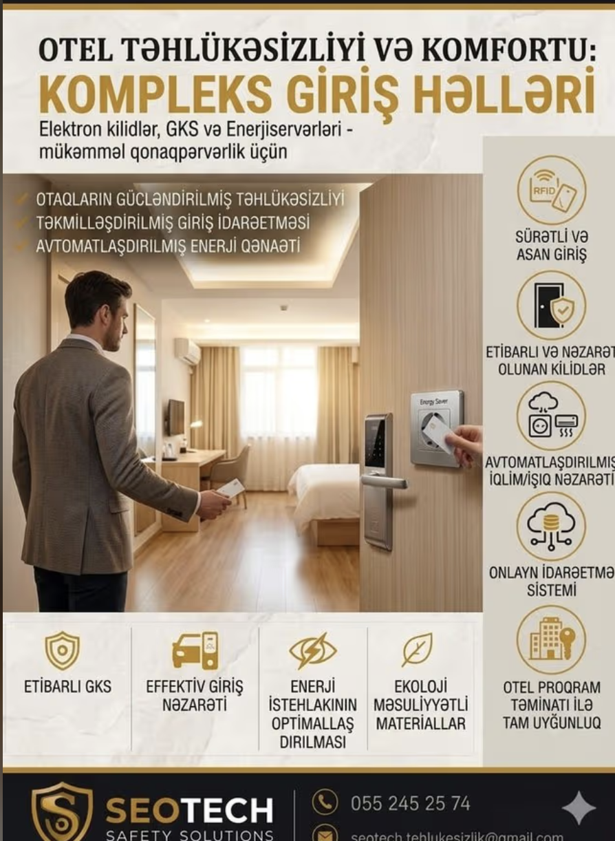 Otel qapı kilidi