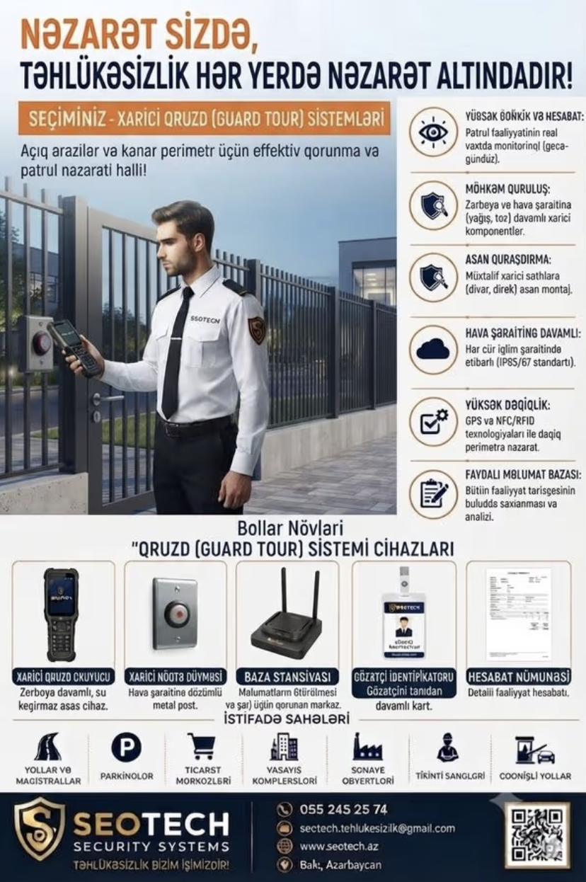 Mühafizə Tur Sistemləri (Guard Tour)