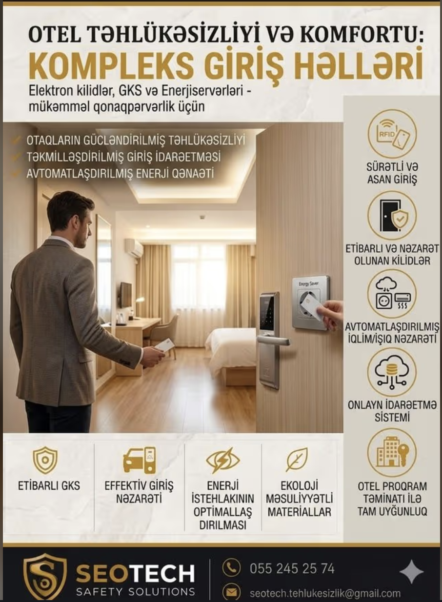 Otel kilid sistemi