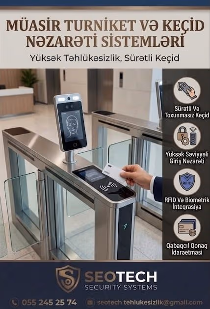Turniket satışı və quraşdırılması