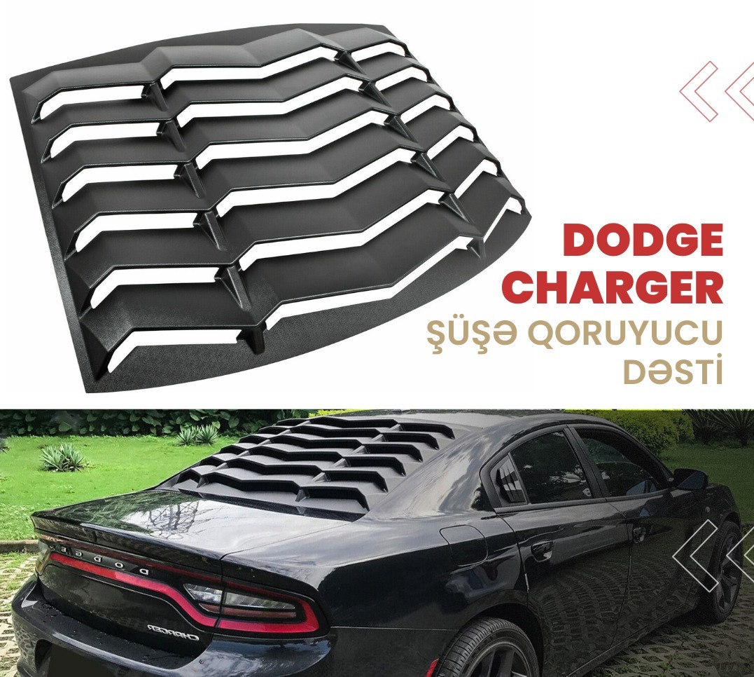 dodge charger arxa suse qoruyucu jaluz