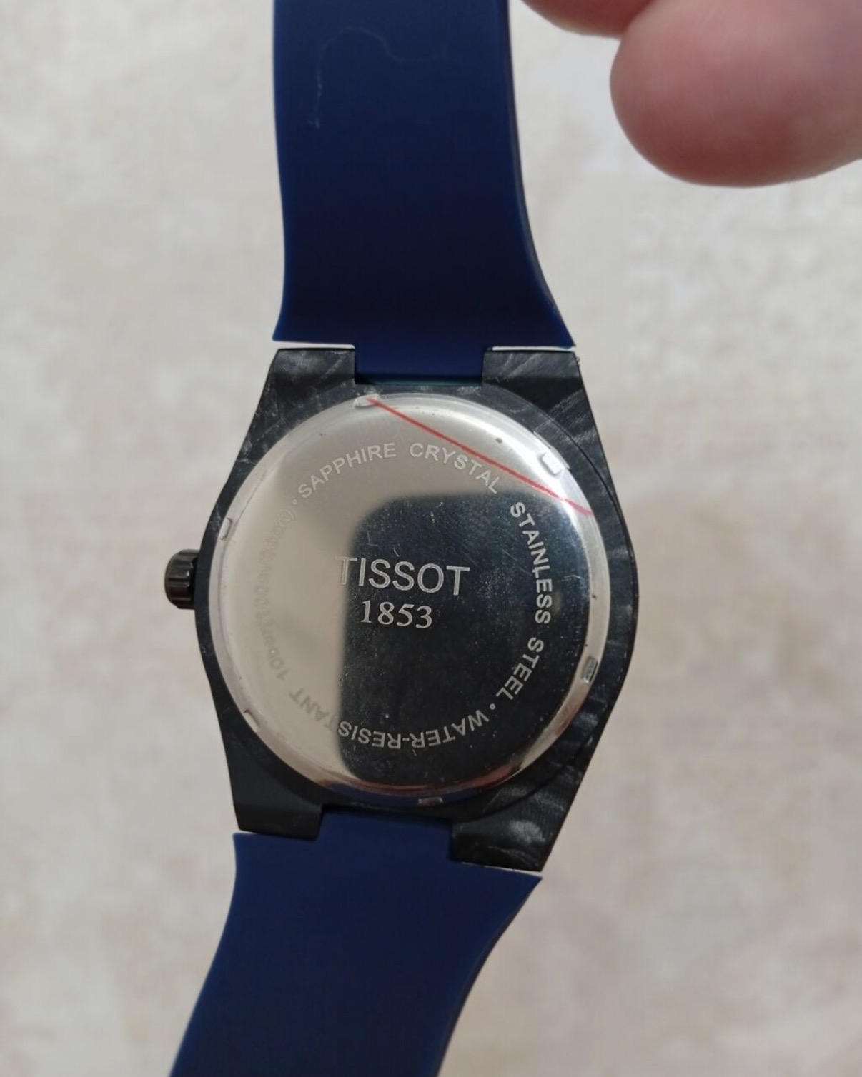 Yeni, Qol saatı, Tissot, rəng - Göy - Şəkil 3