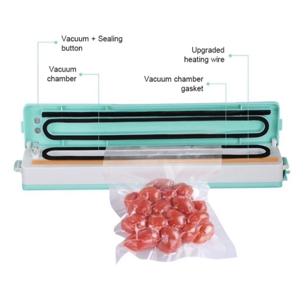 Vakum aparati ModelFreshpack Pro-BT Vakum aparatı Güclü vakum - Şəkil 2