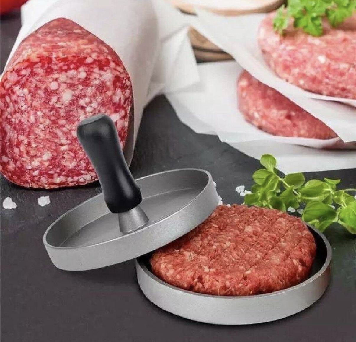 Burger press Burger düzelden Artıq burgerlərinizi eyni ölçüdə