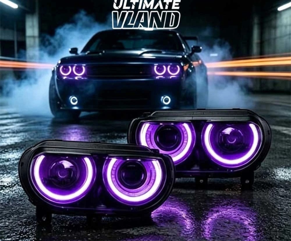 dodge challanger led fara desti