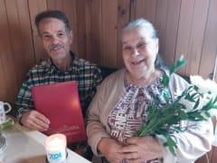 Празднование 55-летия совместной жизни в Абазе