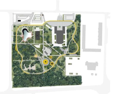 В Красноярске определили подрядчика для благоустройства сквера у ДК «Кировский»