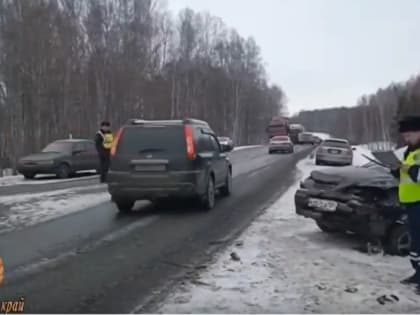 В ДТП, произошедшем в Уярском районе, пострадали женщина и шестилетний ребёнок